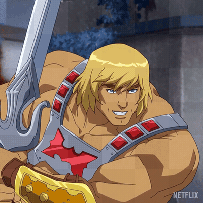 He-Man Holding Sword GIF