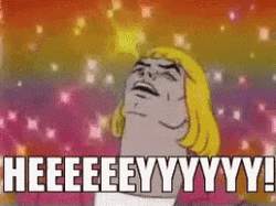 He Man I Have The Power Hey GIF