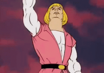 He Man I Have The Power Sword Lightning GIF