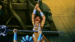 He Man Teela Fight GIF