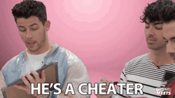 He's A Cheater Joe Jonas Jonas Brothers GIF