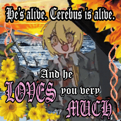 He's Alive Cerebus Is Alive GIF