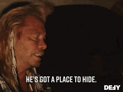 He's Got A Place To Hide. GIF