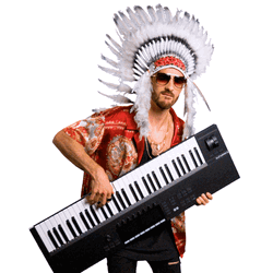 Head Banging American Rock Piano GIF