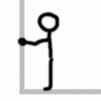 Head Banging Boom Stick Figure GIF