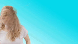 Head Banging Girl Reaction Hair Whip GIF