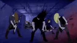 Head Banging Hair Whip Band GIF