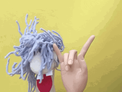 Head Banging Metal Rock Out Hazelnut Puppet GIF