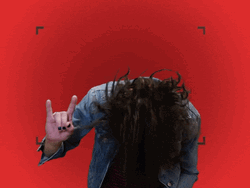 Head Banging To Notti Bop Song GIF