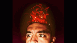 Head Burning Hair On Fire GIF