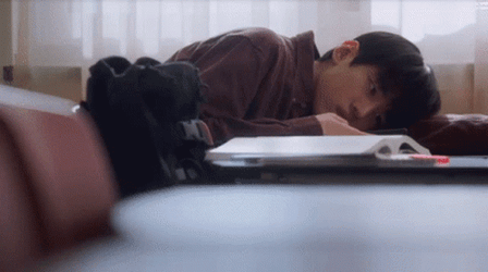Head Desk In The Library GIF