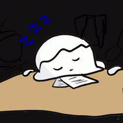 Head Desk Sleeping Soundly GIF