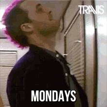 Head Hitting Against Wall Monday Good Morning GIF