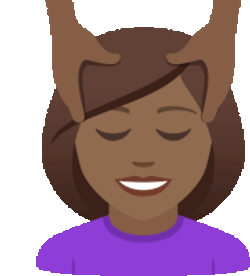 Head Massage Joypixels Sticker GIF
