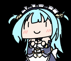 Head Nod Anime Maid GIF
