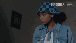 Head Nod Girl In Blue GIF
