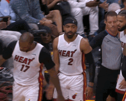 Head Nod Heat Player Basketball GIF