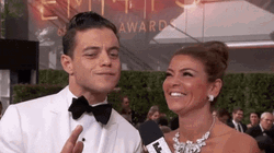 Head Nod Rami Malek GIF
