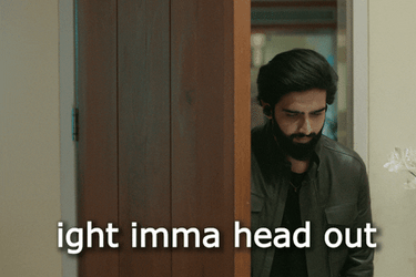Head Out Man Slowly Closing The Door GIF