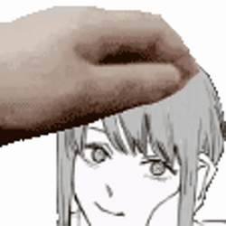 Head Patting Makima GIF