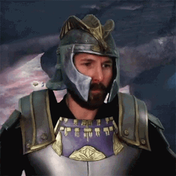 Head Shake By A Super Hero Man In Costume GIF