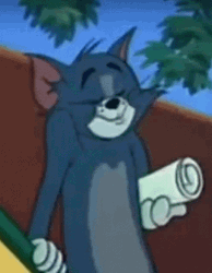 Head Shake Of Tom The Cat GIF