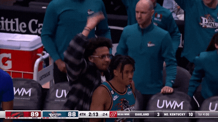 Head Tap Detroit Pistons Cade Cunningham GIF