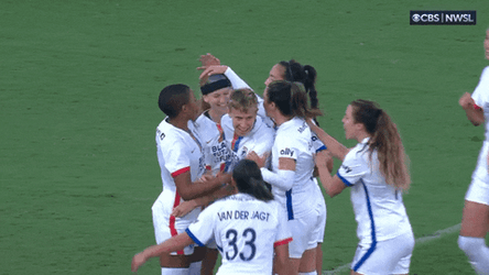 Head Tap Women Soccer Team GIF