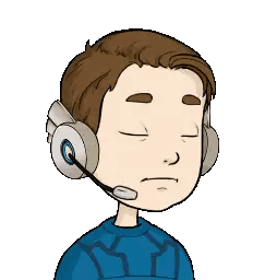 Headphone Boy With Microphone Sticker