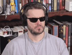 Headphones David Wood Head Shake GIF