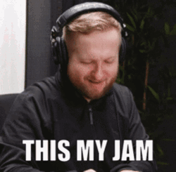 Headphones Man Jamming GIF