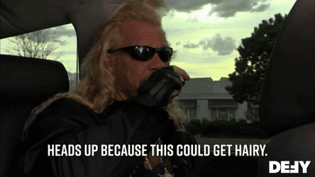 Heads Up This Could Get Hairy GIF
