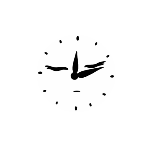 Healing Takes Time Clock Sticker