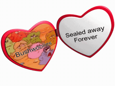 Heart Badge Saying Sealed Away Forever