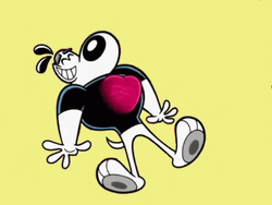 Heart Beating Dudley Puppy GIF