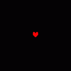 Heart Break In Black Background GIF