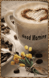 Heart Coffee Good Morning  GIF