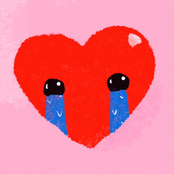 Heart Crying Emoji
