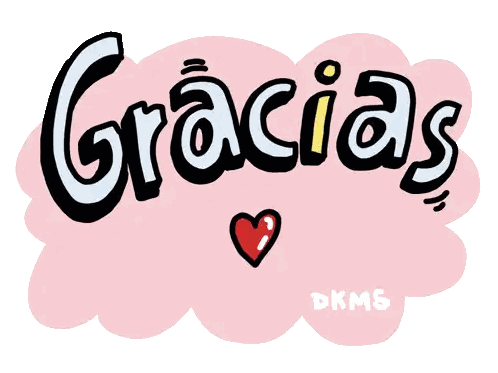 Heart Drawing With Gracias Sticker