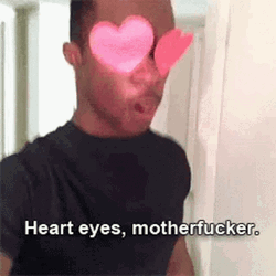 Heart Eyes Man GIF