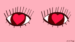 Heart Eyes With Eyebrows GIF