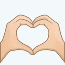 Heart Hands Meeting Together GIF