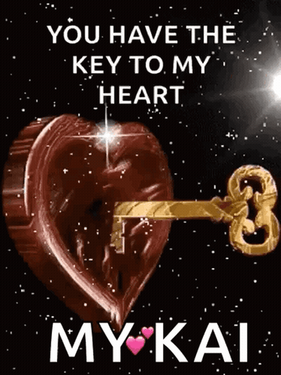 Heart Key You Have Key My Heart Kai GIF