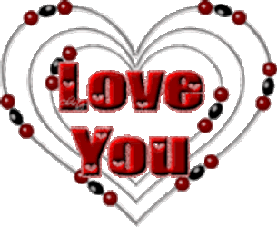 Heart Love You I Sticker GIF