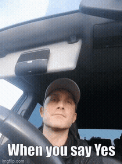 Heart Mirror With Man Saying No GIF