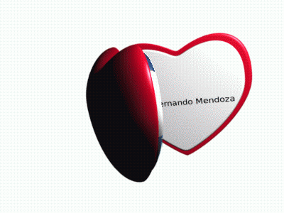 Heart Picture Frame I Love Fernando Mendoza GIF