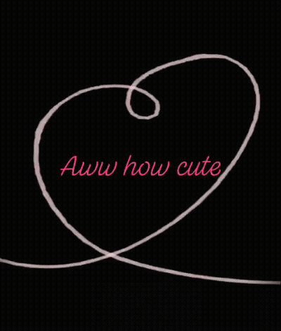Heart Saying Aww How Cute GIF