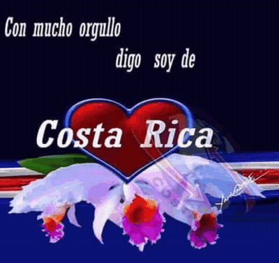 Heart Saying Costa Rica GIF