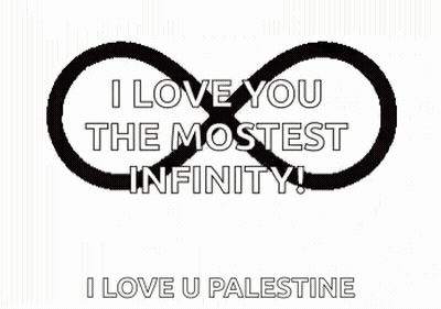 Heart Saying I Love You The Mostest Infinity GIF
