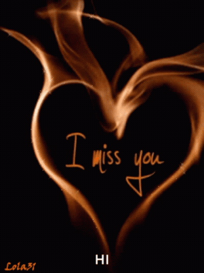 Heart Saying I Miss You Hi GIF